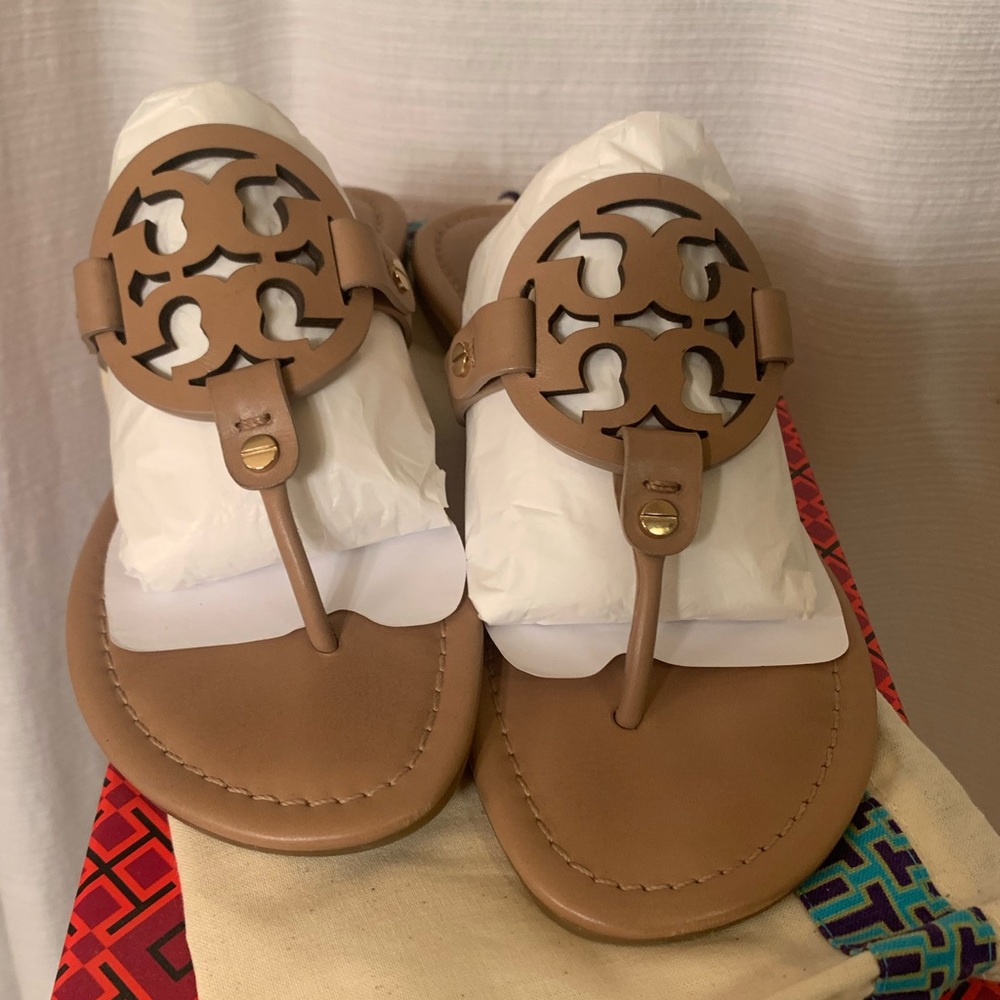 Like New Tory Burch Miller Sandals “Light MakeUp”
